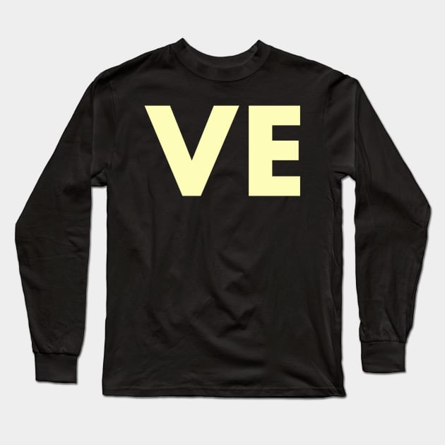 VE cream Long Sleeve T-Shirt by Dpe1974